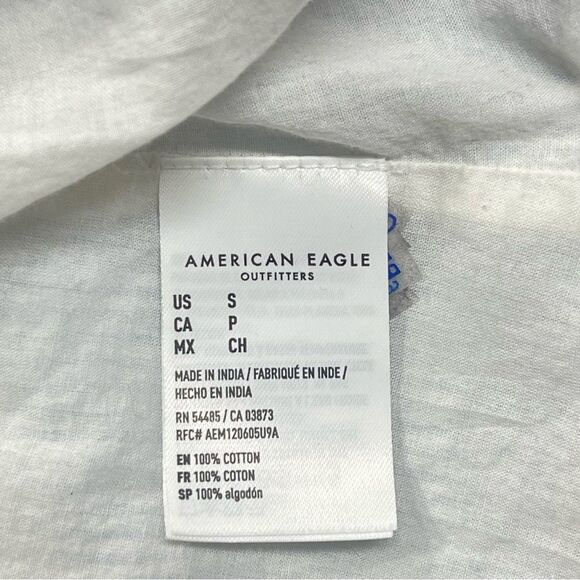 Women’s Blue & White Striped Utility Dress Size Small - Picture 15 of 16